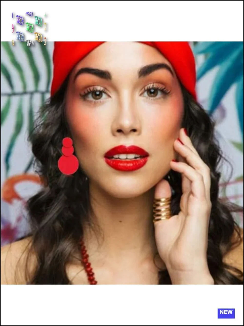 Round Disc Drop Dangle Earrings - Geometric Bohemian Statement Earrings